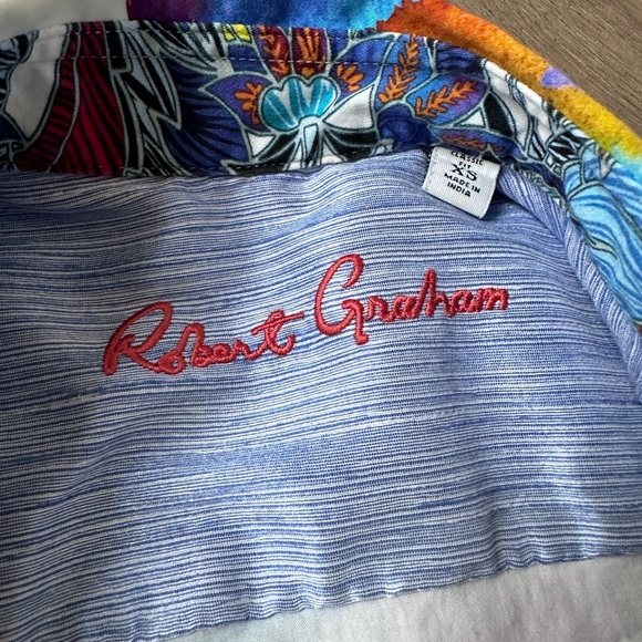 Robert Graham, watercolor, long sleeve shirt - Picture 2 of 3